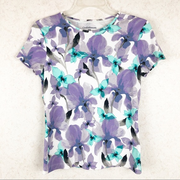 NWOT Croft & Barrow floral top whimsical Cottagecore - Picture 2 of 9